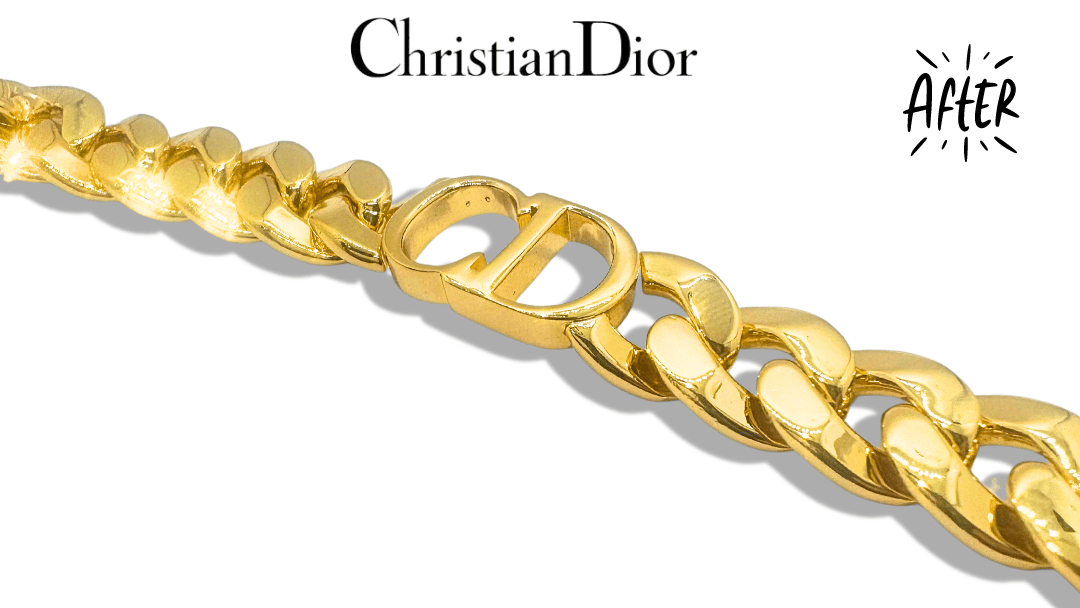 メッキ剥げ・錆び・再メッキ　Christian Diorディオール　DANSEUSE ÉTOILE ブレスレット (2)