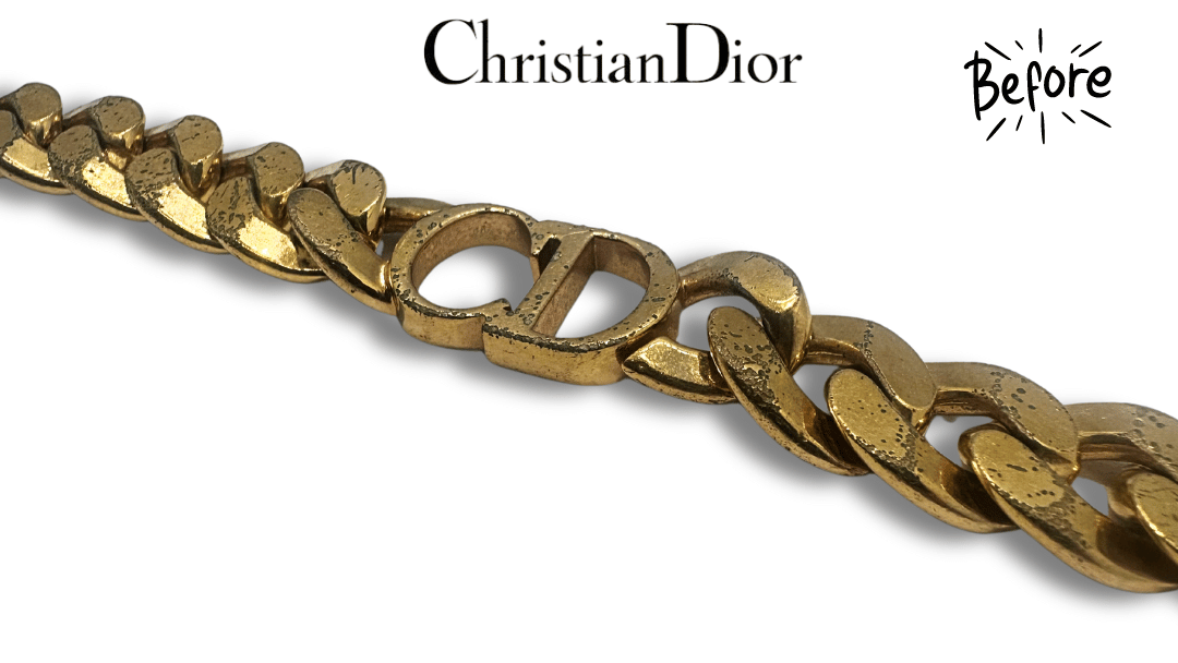 メッキ剥げ・錆び・再メッキ Christian Diorディオール DANSEUSE 