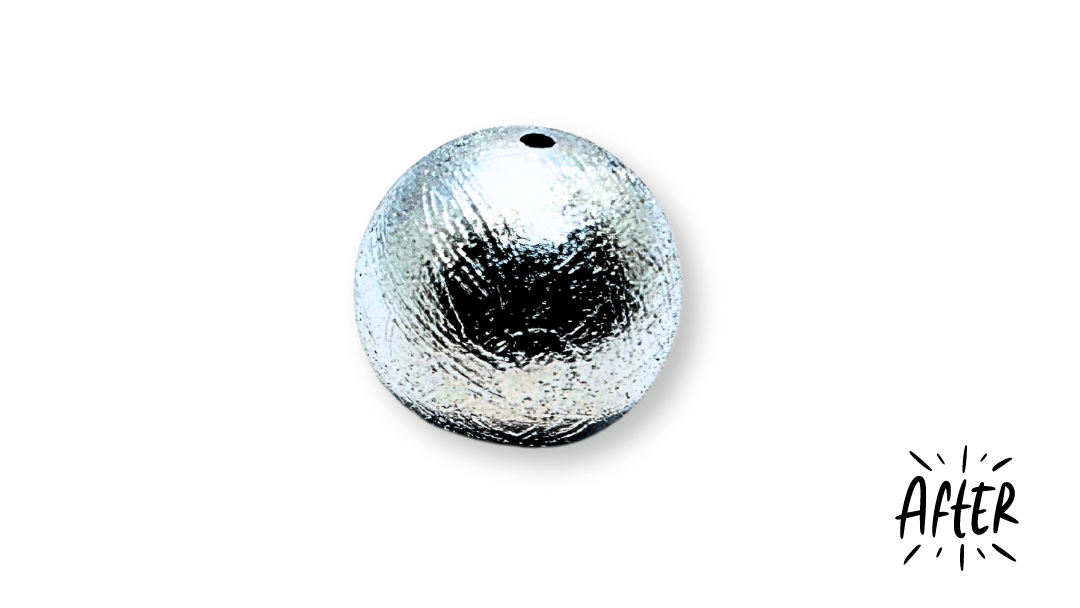 ギベオン隕石（Gibeon meteorite） 厚ロジウムメッキ＆新品仕上げ01