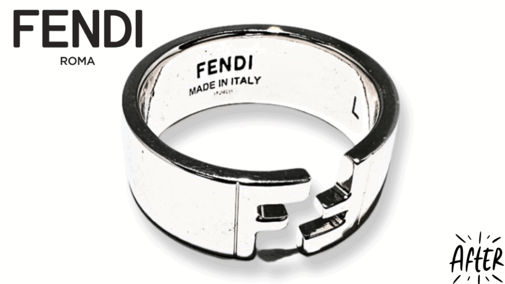 FENDI指輪の修理｜メッキ剥がれ＋サビ取りで高級感を完全復活させる方法とは？修理後