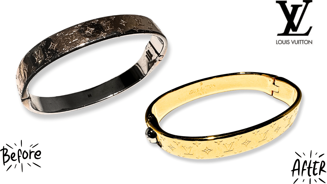 ルイ・ヴィトン修理の答えは「再メッキ」。コストを抑えて購入時の感動をもう一度【カフ・ナノグラム事例】