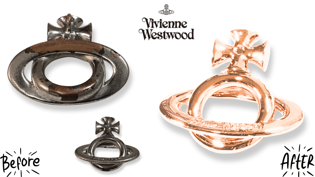 【変色・剥がれ】ヴィヴィアンのピンクゴールドネックレス、諦める前に！新品仕上げで復活