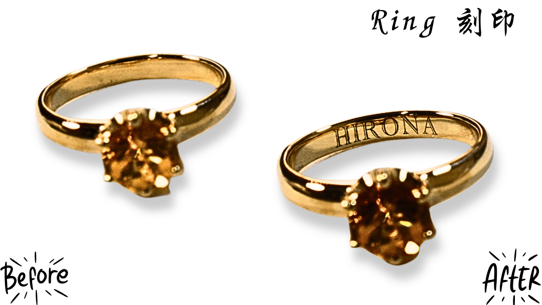 「小さすぎて刻印できない」と諦める前に！極小ベビーリングにも名入れ可能！