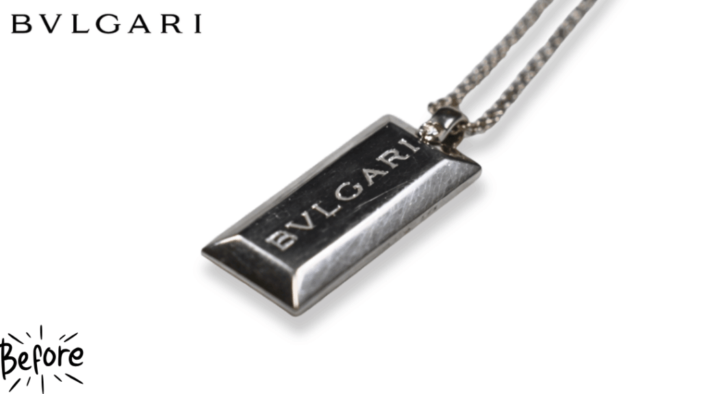 ブルガリ K18WGネックレス修理　前
