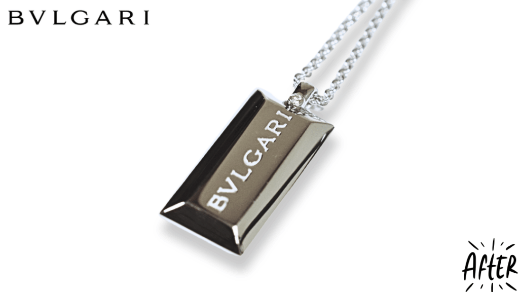 ブルガリ K18WGネックレス修理　後 (2)